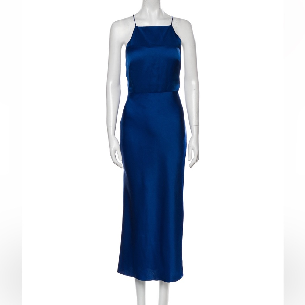 Jason Wu Backless Blue Dress